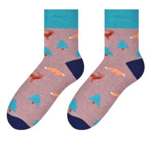 Kolorowe skarpetki damskie