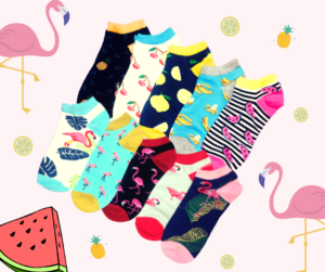 Kolorowe stopki damskie