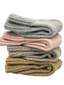 Skarpetki damskie z wełny angory