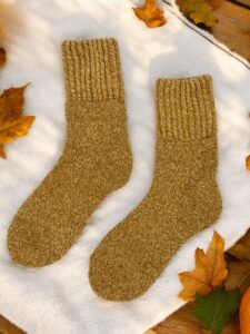 Skarpetki damskie z wełny angory