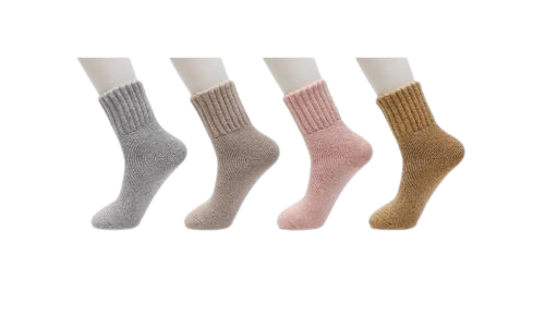 Skarpetki damskie z wełny angory