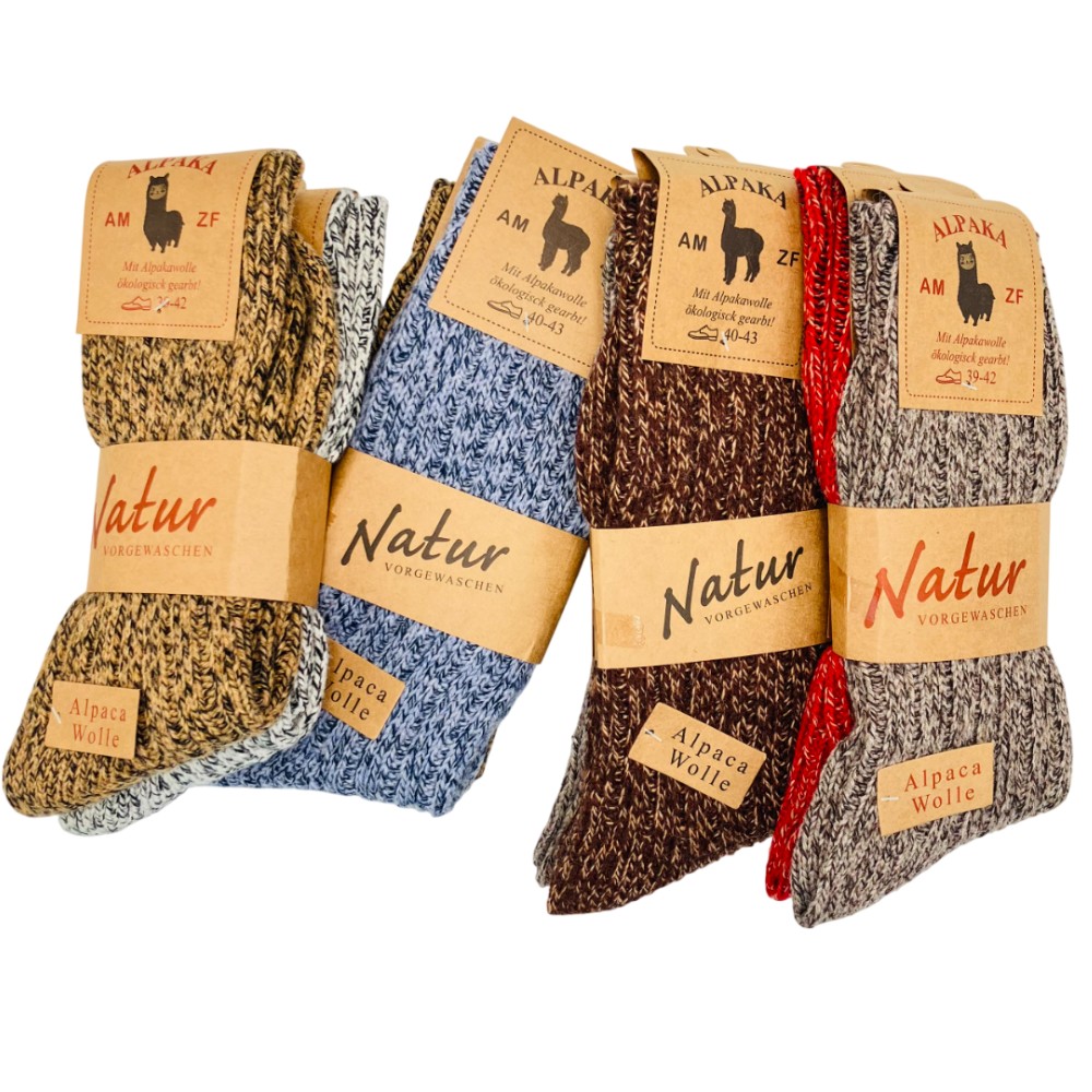 Skarpetki z wełny alpaki