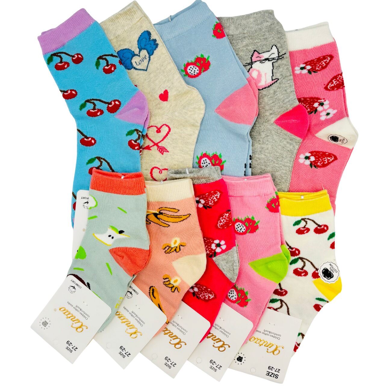 Kolorowe skarpetki dziecięce