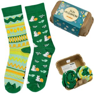 skarpetki wielkanocne w wytłaczance