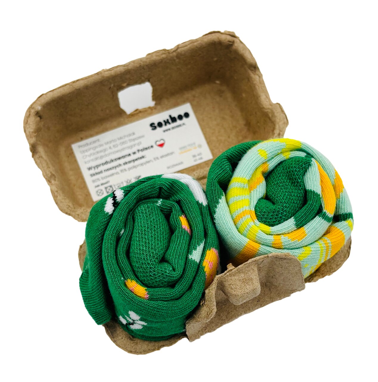 skarpetki wielkanocne w wytłaczance