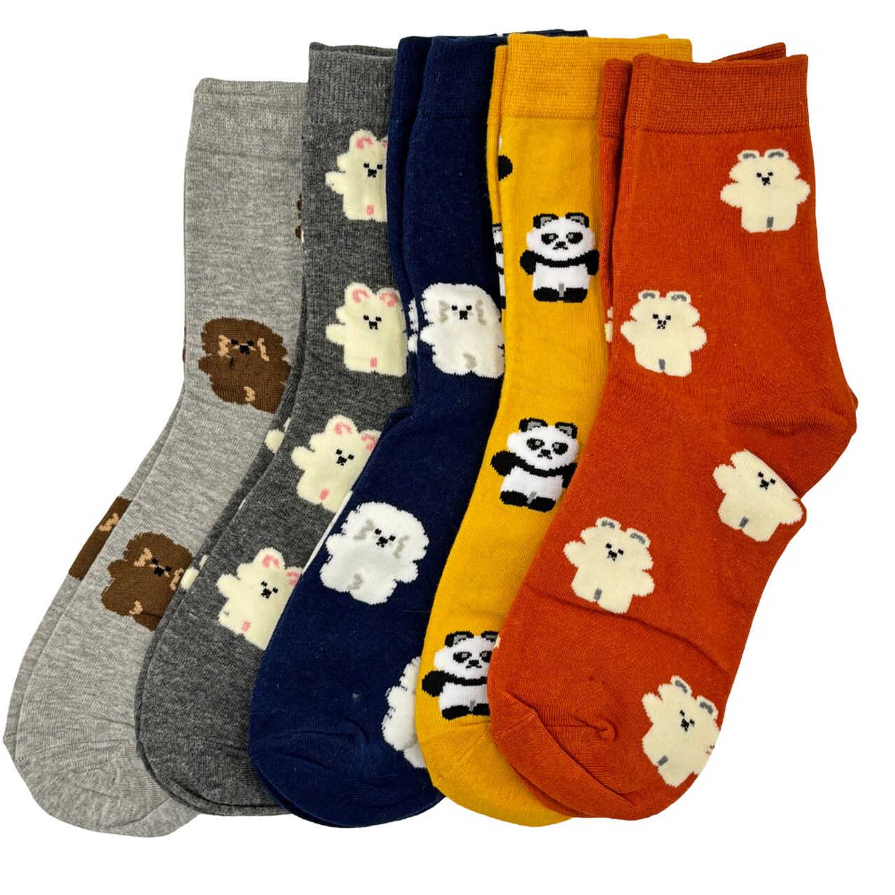 Kolorowe skarpetki damskie