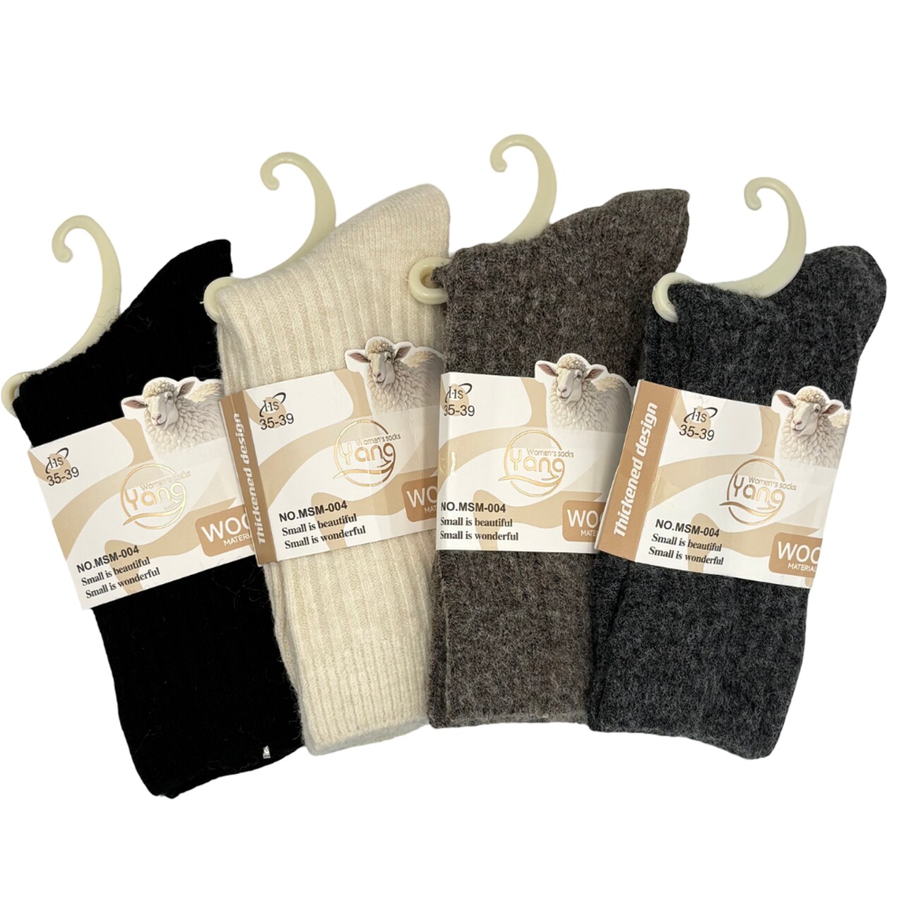 Skarpetki damskie z wełną i angorą
