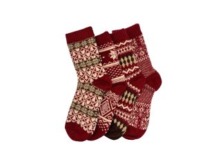 Świąteczne skarpetki damskie ciepłe