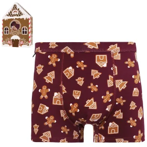 Świąteczne bokserki męskie z pierniczkami