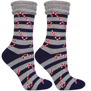 Skarpetki damskie świąteczne frotte