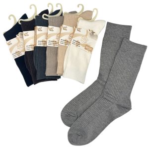 Skarpetki damskie z wełną i angorą