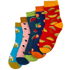 kolorowe skarpetki damskie