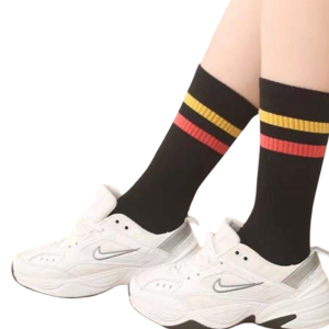 skarpetki damskie z dwoma paskami