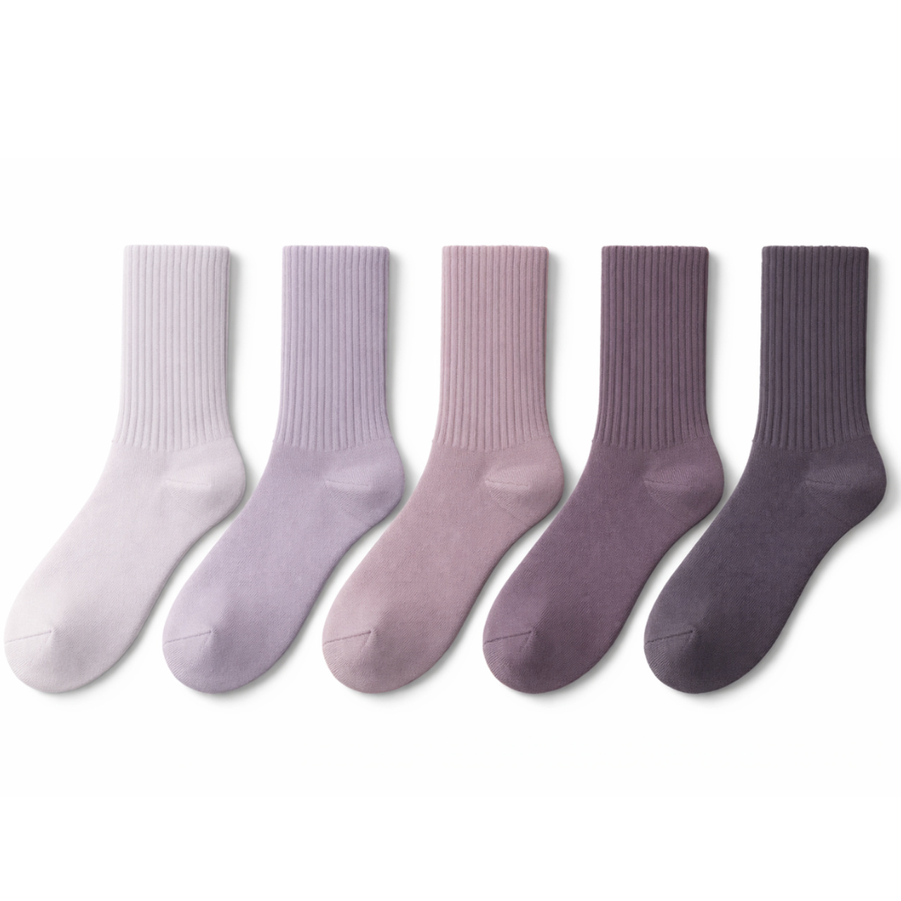 fioletowe skarpetki damskie