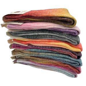 Skarpetki damskie z wełną kolorowe