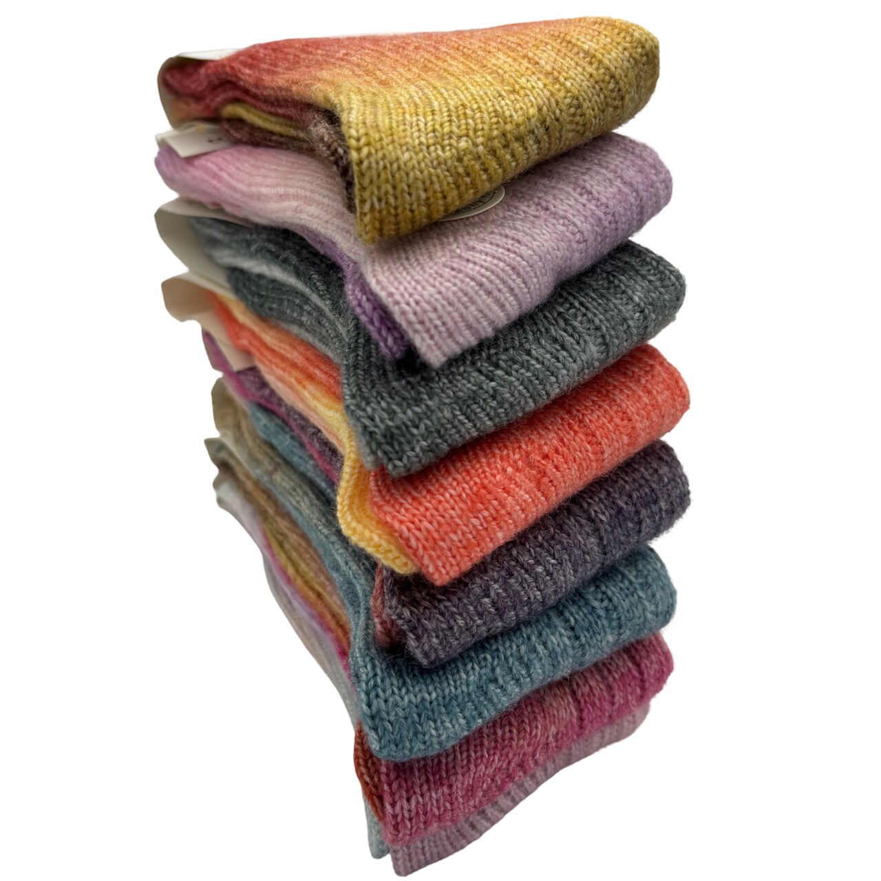 Skarpetki damskie z wełną kolorowe