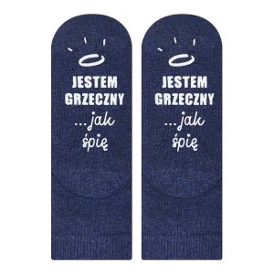 skarpetki dziecięce jestem grzeczny jak śpię