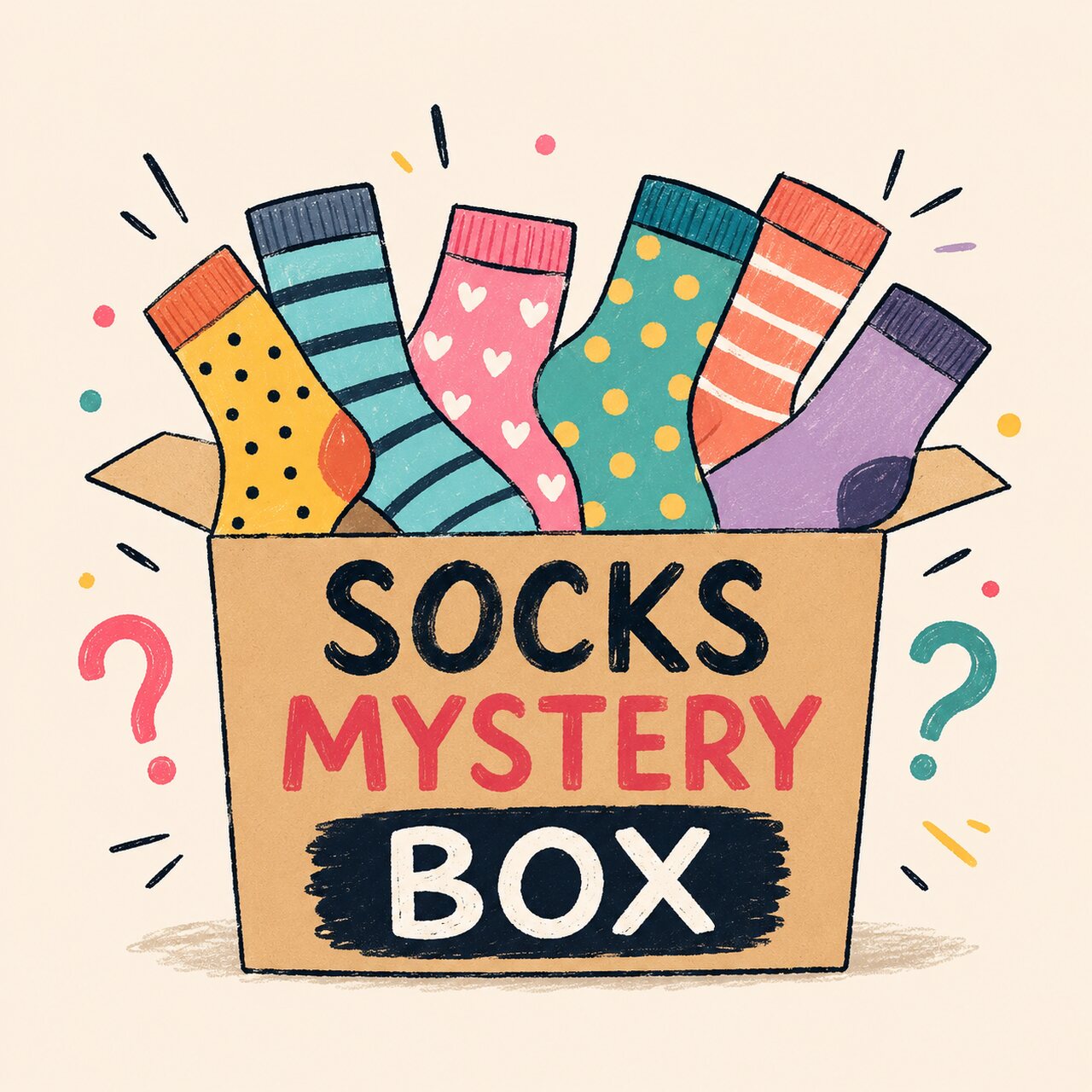 socks mystery box skarpetki